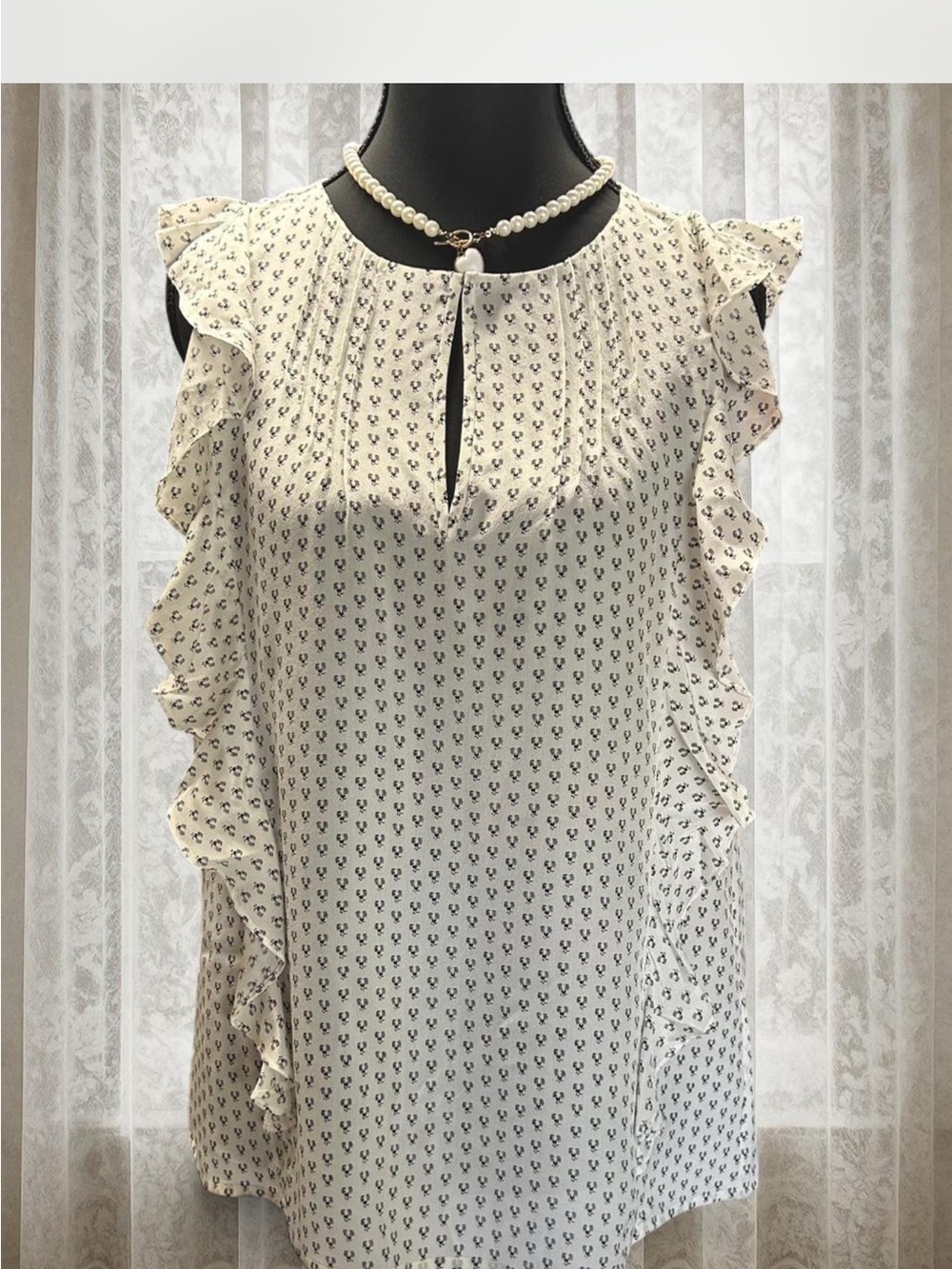 NWT J.Crew 100% Silk Flutter Sleeve Ruffle Blouse - Size 0